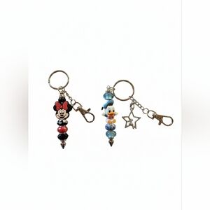 Disney Character Keychains with Beads
